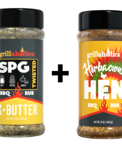 Grillaholics Buttery Thanksgiving Turkey Seasoning Kit (Grillaholics TWISTED SPG + Butter & Herbacious Hen)
